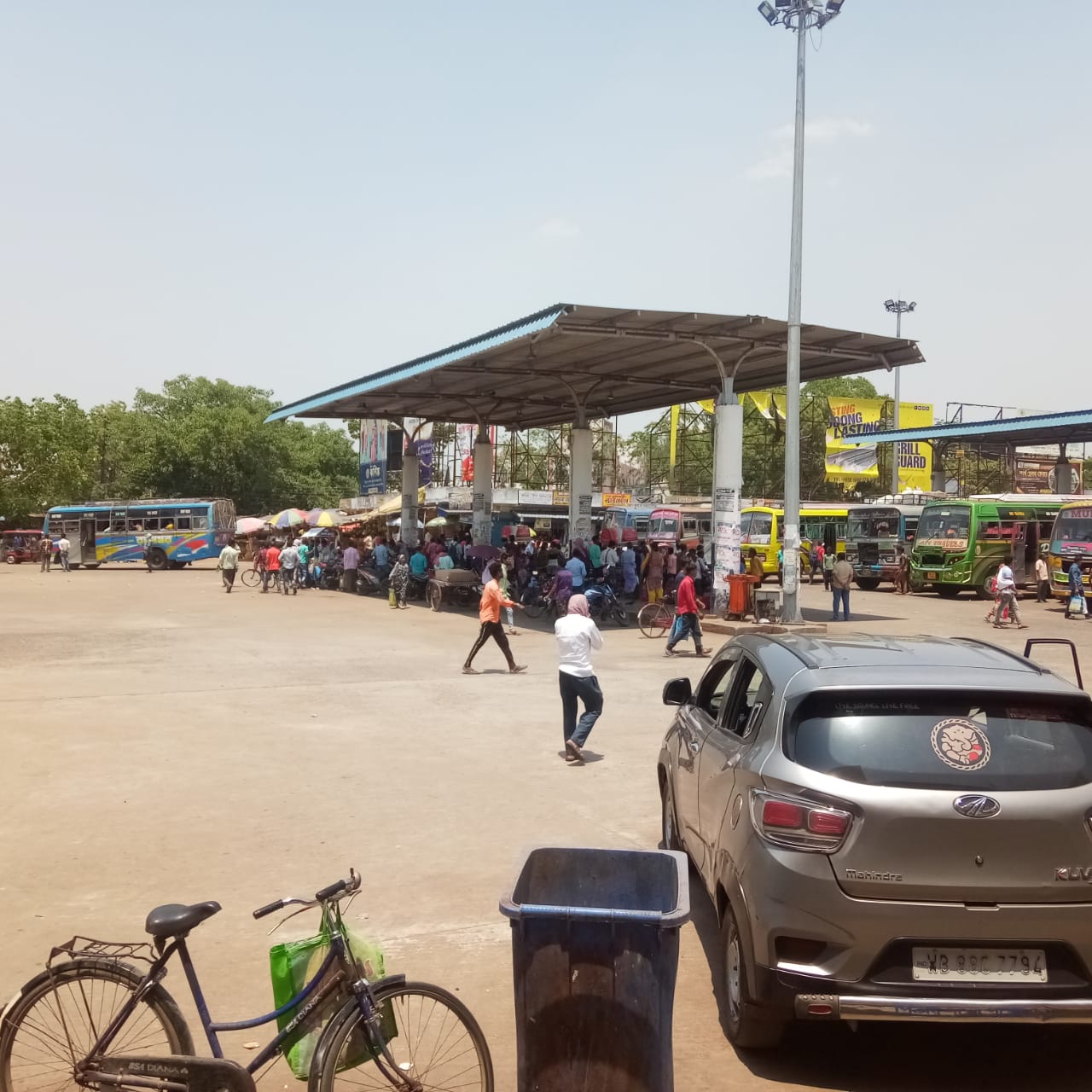 একের পর এক বিষ্ণুপুরে গায়েব হয়ে যাচ্ছে বাঁধ কাঁটা হচ্ছে জঙ্গল দেখুন বিষ্ণুপুরের তাপমাত্রা।